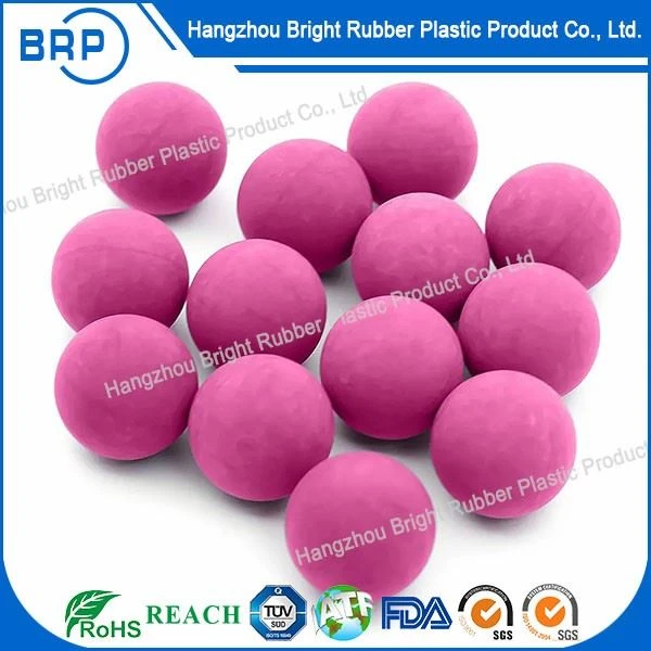 Colorful Solid High Bouncing Ball Toy Rubber Pet Dog Silicon Color Rubber Bouncy Bouncing Ball